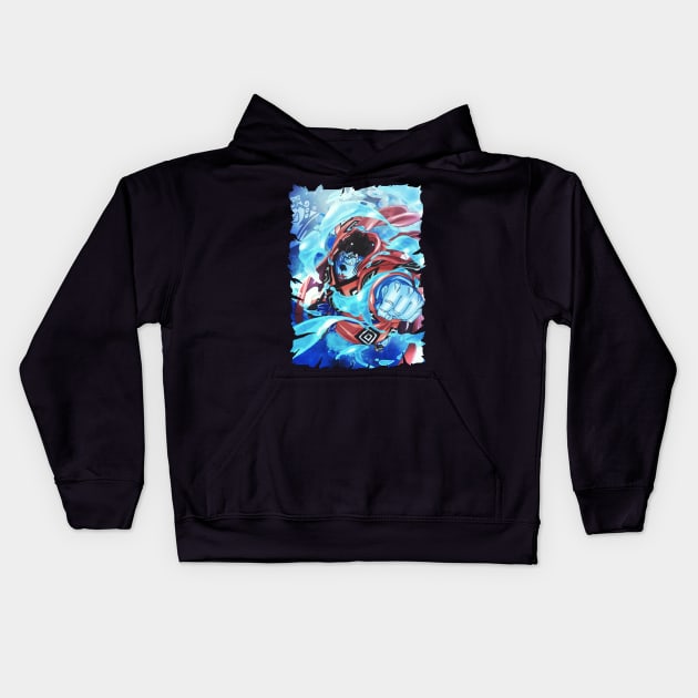 JINBE ANIME MERCHANDISE Kids Hoodie by graficklisensick666